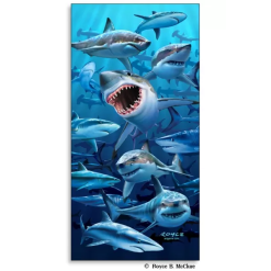 Lenticular Shark Poster by Artgame