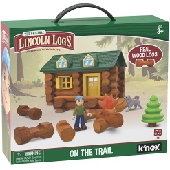 Lincoln Logs On The Trail 59pc Set by Lincoln Logs