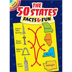 The 50 States Facts Fun by Dover Publications