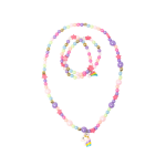 Cheerful Starry Unicorn Necklace and Bracelet Set by Great Pretenders
