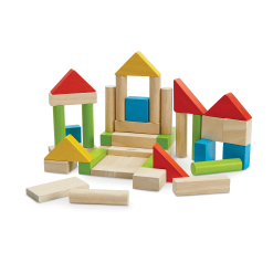 Colorful Blocks 40pc by Plan Toys