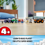 Marvel Spidey and His Amazing Friends Hulk vs. Rhino Truck Showdown by Lego 1