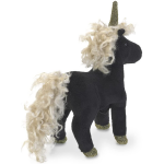 Mini Black Unicorn Finger Puppet by Folkmanis 2