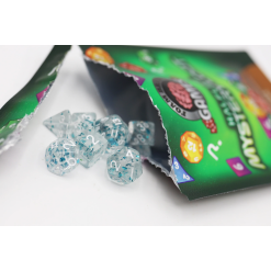 Mystery Loot Plastic Halfling Mini RPG Dice Set by Foam Brain Games