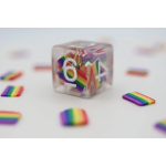Rainbow Flag RPG Dice Set by Foam Brain Games 3