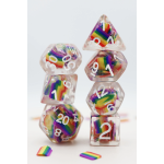Rainbow Flag RPG Dice Set by Foam Brain Games 4
