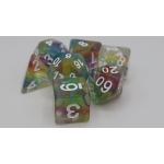Rainbow Ribbon RPG Dice Set by Foam Brain Games 1