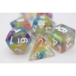 Rainbow Ribbon RPG Dice Set by Foam Brain Games 4