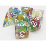 Rainbow Ribbon RPG Dice Set by Foam Brain Games 5