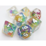 Rainbow Ribbon RPG Dice Set by Foam Brain Games 6