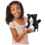 Tuxedo Kitten Puppet by Folkmanis 1