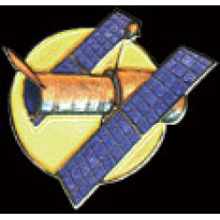 Hubble Space Telescope Pin by WM Spear Designs