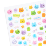 Itsy Bitsy Colorful Cats Stickers by Ooly 2