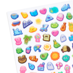Itsy Bitsy Silly Doodles Stickers by Ooly 2