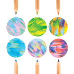 Kaleidoscope Multi Colored Pencils by Ooly 4