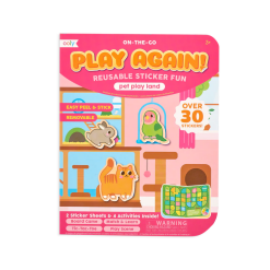Play Again Pet Play Land Reusable Sticker Fun by Ooly