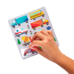 Play Again Working Wheels Reusable Sticker Fun by Ooly 5
