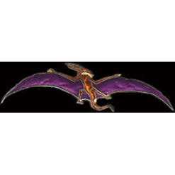 Pterosaur Pin by WM Spear Designs