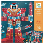 Space Battle Sticker Mosaics by Djeco