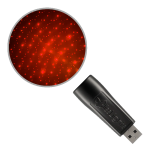 StarPort Laser USB Red by Bliss Lights