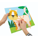 String Art Pictures Jungle by Bright Stripes 1
