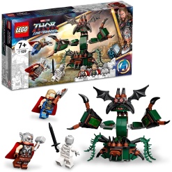 Super Heroes Marvel Attack on New Asgard by Lego