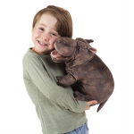 Baby Hippo Puppet by Folkmanis 2