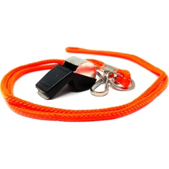 Metal Whistle with Lip Guard by Franklin