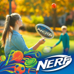 Nerf Two Player Tennis Set by Franklin 1