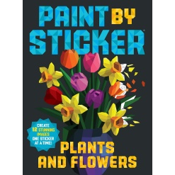 Paint by Sticker Plants and Flowers by Workman Publishing