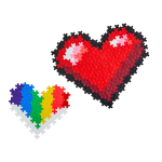 Plus Plus Puzzle by Number Hearts by Plus Plus 2