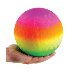 5 Rainbow Playground Ball by U.S. Toy