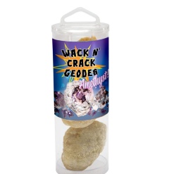 Amethyst Wack N Crack Geode Tube by Channel Craft