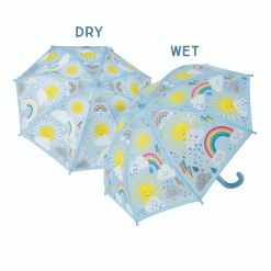 Color Changing Sun Clouds Umbrella by Floss Rock
