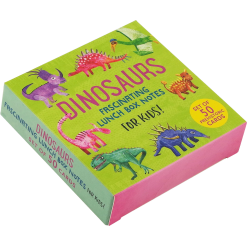 Dinosaurs Fascinating Lunch Box Notes for Kids Set of 50 Cards by Peter Pauper Press