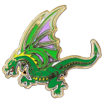 Dragon Enamel Pin by Peter Pauper Press