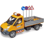 MB Sprinter Municipal w Light Sound Worker and Accessories by Bruder 4