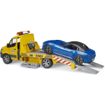 MB Sprinter Tow Truck w Bruder Roadster Light Sound Module by Bruder 3