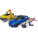 MB Sprinter Tow Truck w Bruder Roadster Light Sound Module by Bruder 4