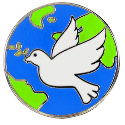 Peace Dove Enamel Pin by Peter Pauper Press