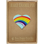 Rainbow Heart Enamel Pin by Peter Pauper Press 1