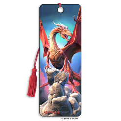 Red Dragon Bookmark by Artgame