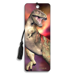 T Rex Bookmark by Artgame