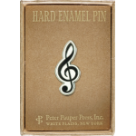 Treble Clef Enamel Pin by Peter Pauper Press 1