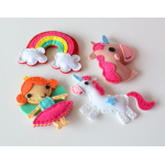 Unicorn World Felt Sewing Kit by Buddy and Barney 2