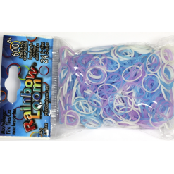 Rainbow Loom Bands Jelly Opaque Fireflies Glow Mix by Choons Design