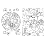 A Million Cute Animals Adorable Animals to Color by Sterling Publishing 2