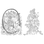 A Million Cute Animals Adorable Animals to Color by Sterling Publishing 3