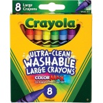 Crayola Jumbo Ultra Clean Washable Crayons 8pc by Crayola