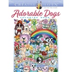 Creative Haven Adorable Dogs Coloring Book by Dover Publications